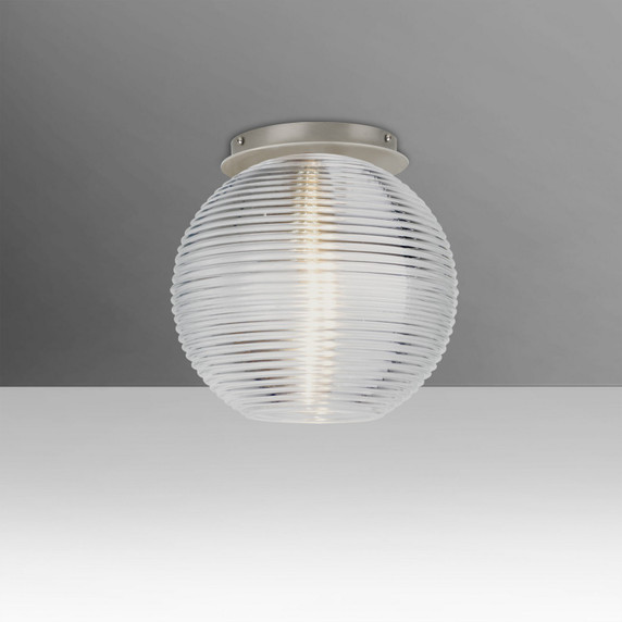 Flush Mounts Glass Down by Besa ( 74 | 461600C-SN Besa Kristall 8 Ceiling ) 