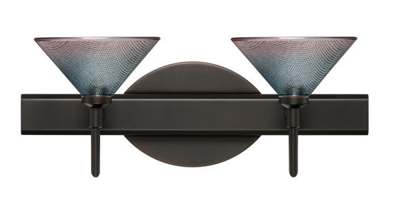 Bathroom Fixtures Two Lights by Besa ( 74 | 2SW-117691-BR Kona ) 