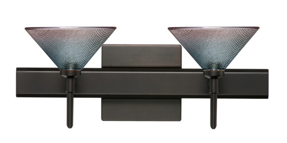 Bathroom Fixtures Two Lights by Besa ( 74 | 2SW-117691-BR-SQ Kona ) 