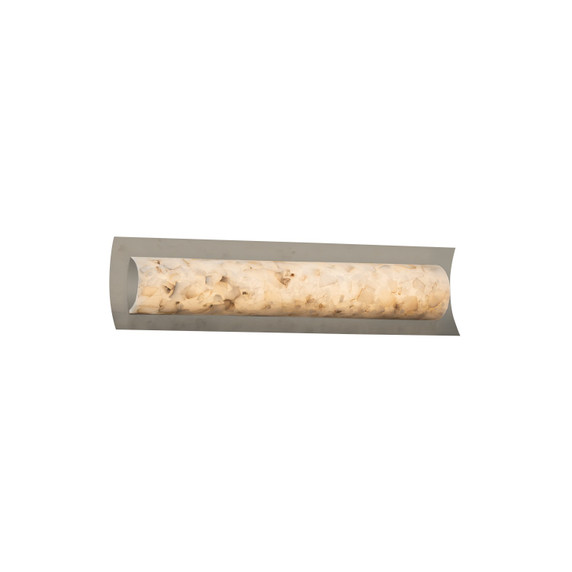 Bathroom Fixtures Cylindrical / Linear by Justice Designs ( 102 | ALR-8631-NCKL Alabaster Rocks ) 