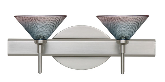 Bathroom Fixtures Two Lights by Besa ( 74 | 2SW-117691-SN Kona ) 