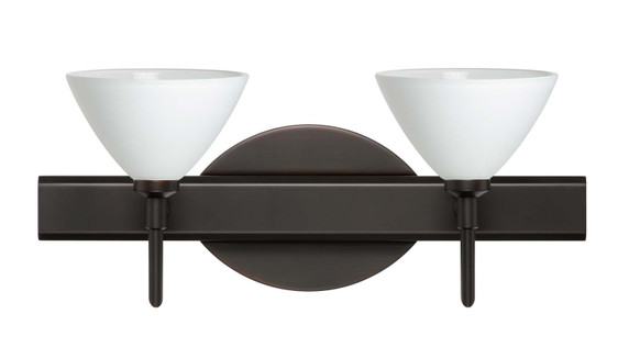 Bathroom Fixtures Two Lights by Besa ( 74 | 2SW-174307-BR Domi ) 