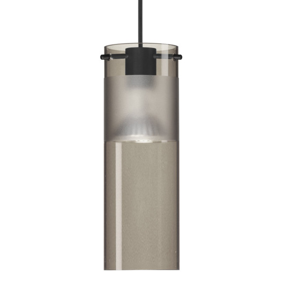 Mini Pendants Glass Down by Besa ( 74 | 1XT-6527ES-LED-BK Besa Scope Pendant ) 