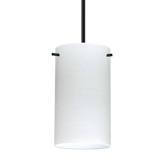 Mini Pendants Glass Down by Besa ( 74 | B-4404KR-MED-BK Besa Stilo 7 Pendant ) 