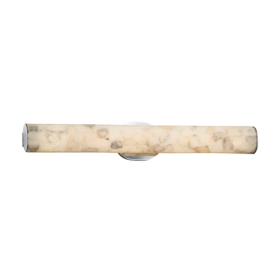 Bathroom Fixtures Cylindrical / Linear by Justice Designs ( 102 | ALR-8655-CROM Alabaster Rocks ) 