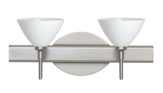 Bathroom Fixtures Two Lights by Besa ( 74 | 2SW-174307-SN Domi ) 