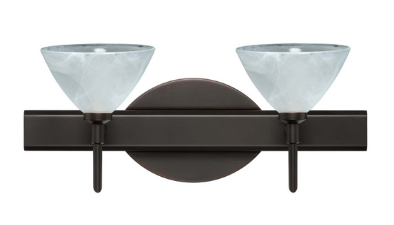 Bathroom Fixtures Two Lights by Besa ( 74 | 2SW-174352-BR Domi ) 
