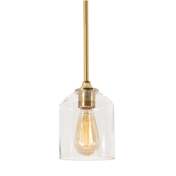 Mini Pendants Glass Down by AFX Lighting ( 162 | WMMP06MBSB William ) 