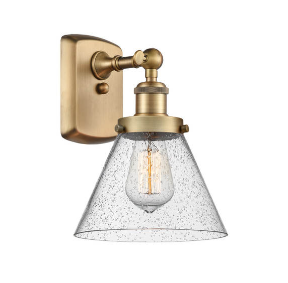 Sconces Single Glass by Innovations ( 405 | 916-1W-BB-G44-LED Ballston Urban ) 