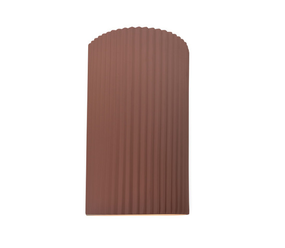Sconces Pocket by Justice Designs ( 102 | CER-5745-CLAY Ambiance ) 