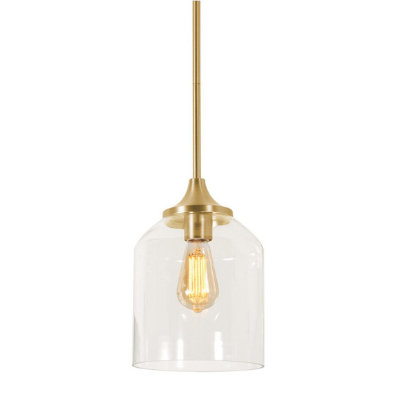 Mini Pendants Glass Down by AFX Lighting ( 162 | WMMP08MBSB William ) 
