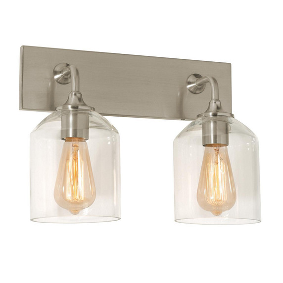 Bathroom Fixtures Two Lights by AFX Lighting ( 162 | WMMV1511MBSN William ) 