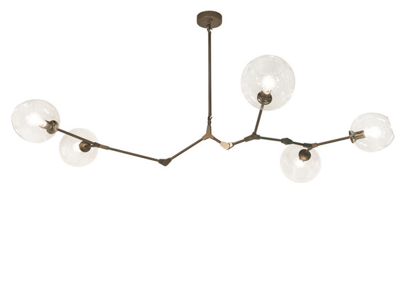 Mid. Chandeliers Glass Down by Avenue Lighting ( 192 | HF8085-DBZ Fairfax Ave. ) 
