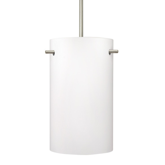 Mini Pendants Glass Down by Besa ( 74 | 1JC-400507-LED-SN Besa Tamburo 5 Pendant ) 