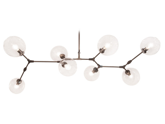 Mid. Chandeliers Glass Down by Avenue Lighting ( 192 | HF8088-DBZ Fairfax Ave. ) 