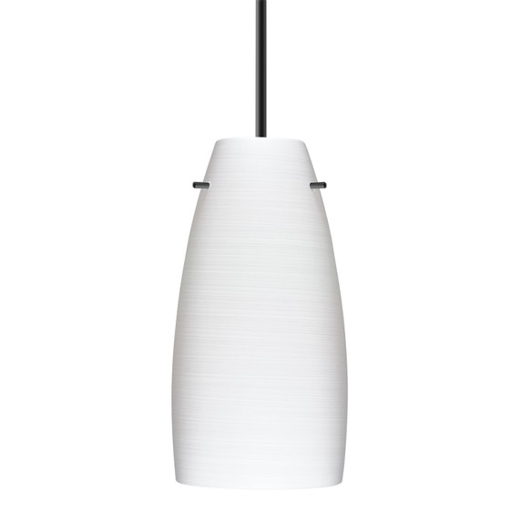 Mini Pendants Glass Down by Besa ( 74 | 1JT-1512KR-LED-BK Besa Tao 10 Pendant ) 