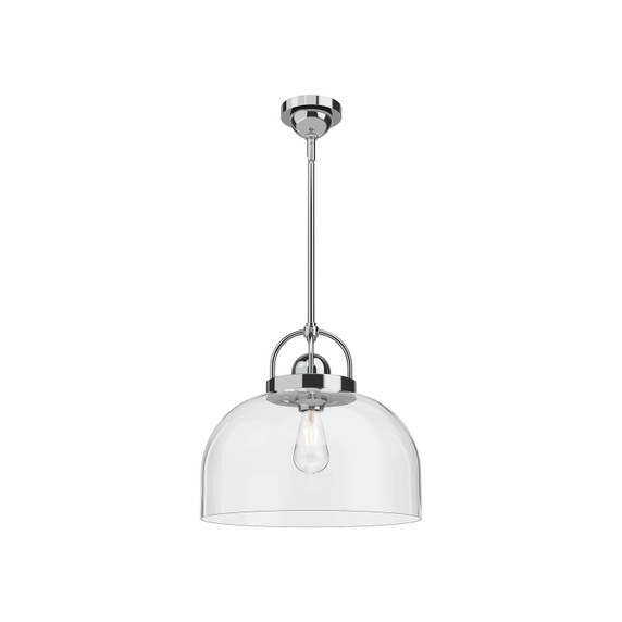 Pendants Glass Down by Alora ( 452 | PD461101CH Lancaster ) 