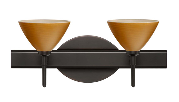 Bathroom Fixtures Two Lights by Besa ( 74 | 2SW-1743OK-BR Domi ) 