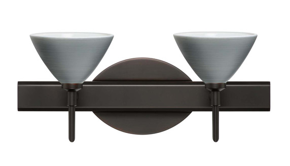 Bathroom Fixtures Two Lights by Besa ( 74 | 2SW-1743TN-BR Domi ) 