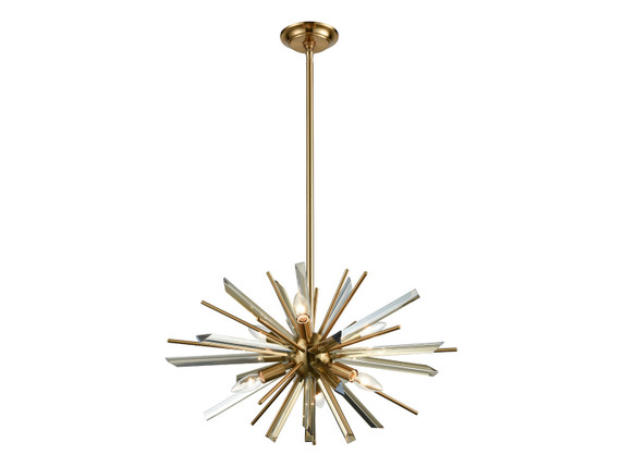 Mid. Chandeliers Starburst by Avenue Lighting ( 192 | HF8201-AB Palisades Ave. ) 