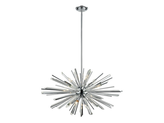 Mid. Chandeliers Starburst by Avenue Lighting ( 192 | HF8202-CH Palisades Ave. ) 