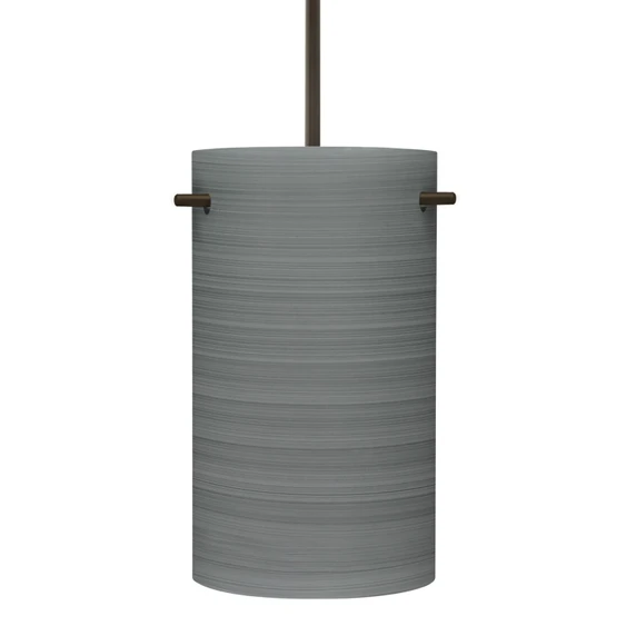 Mini Pendants Glass Down by Besa ( 74 | 1JC-4005TN-LED-BR Besa Tamburo 5 Pendant ) 