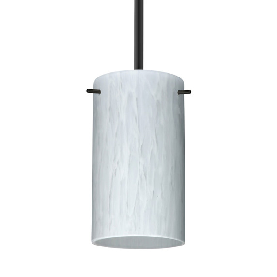 Mini Pendants Glass Down by Besa ( 74 | 1TT-440419-LED-BK Besa Stilo 7 Stem Pendant ) 