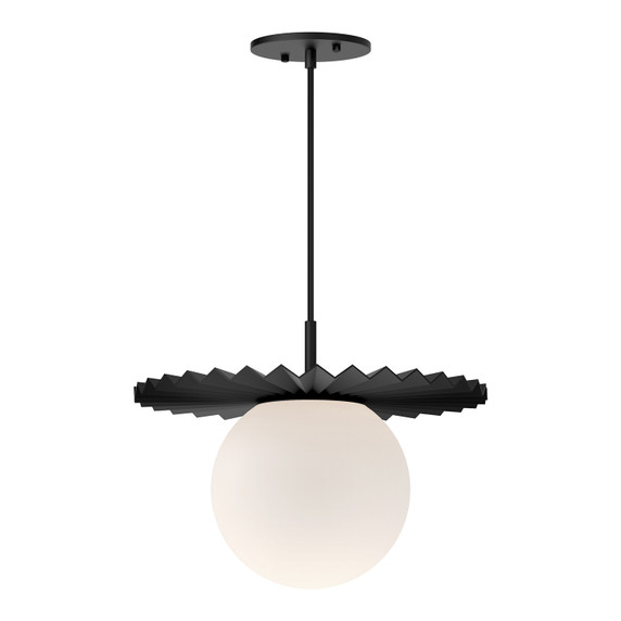 Pendants Glass Down by Alora ( 452 | PD501214MBOP Plume ) 