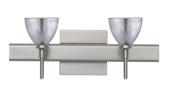 Bathroom Fixtures Two Lights by Besa ( 74 | 2SW-1758SF-SN-SQ Divi ) 