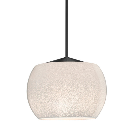 Mini Pendants Glass Down by Besa ( 74 | 1XT-KENOWH-LED-BK Besa Keno Pendant ) 