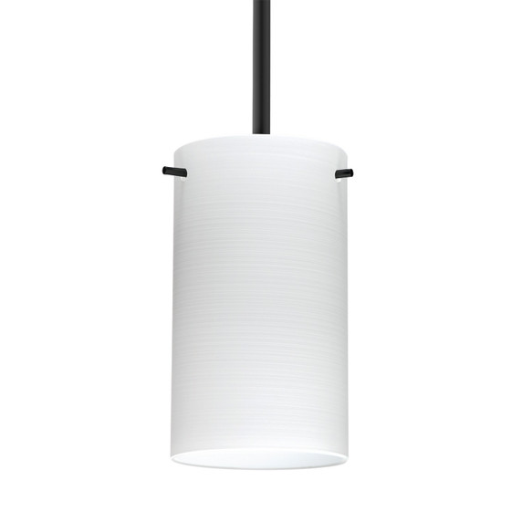 Mini Pendants Glass Down by Besa ( 74 | 1TT-4404KR-BK Besa Stilo 7 Stem Pendant ) 