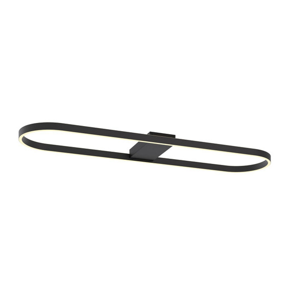 Semi-Flush Mts. Ring Shade/Halo by AFX Lighting ( 162 | GLOL4812L30D1BK Glo ) 