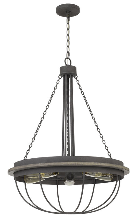 Mid. Chandeliers Glass Down by Cal Lighting ( 225 | FX-3748-5 Nixa ) 