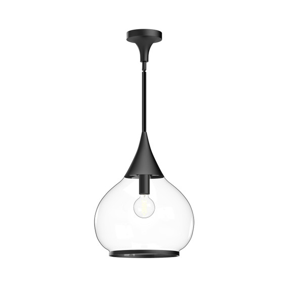 Pendants Glass Down by Alora ( 452 | PD524214MBCL Hazel ) 
