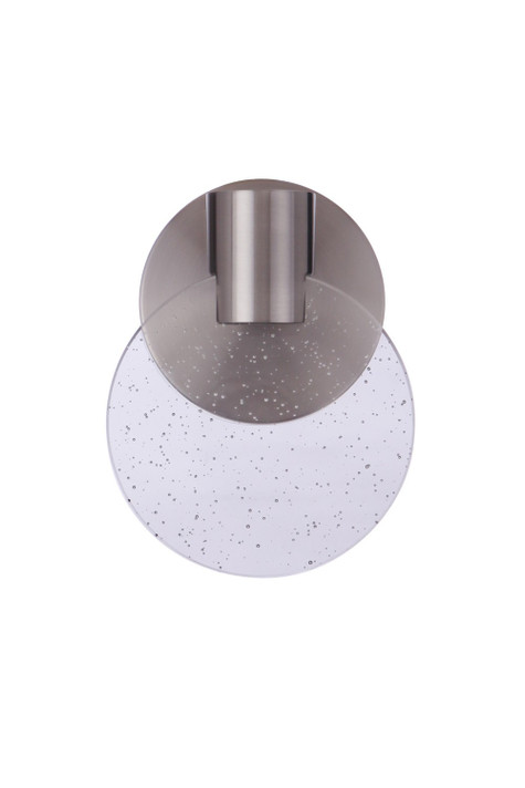 Sconces Single Glass by Craftmade ( 46 | 15106BNK-LED Glisten ) 