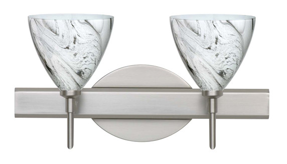 Bathroom Fixtures Two Lights by Besa ( 74 | 2SW-1779MG-SN Mia ) 