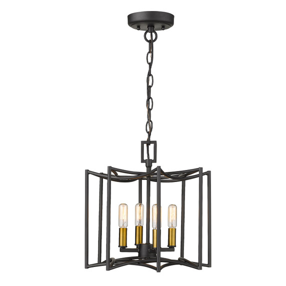 Mini Chandeliers Candle by Acclaim Lighting ( 106 | IN10050BK Rhian ) 