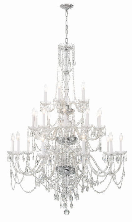 Large Chandeliers Candle by Crystorama ( 60 | 1156-CH-CL-MWP Traditional Crystal ) 