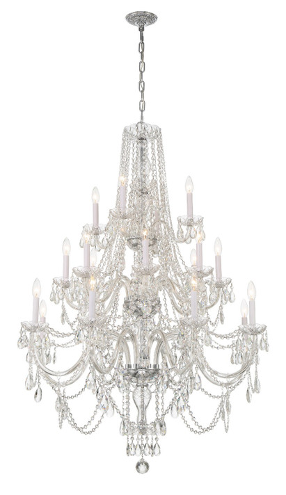 Large Chandeliers Candle by Crystorama ( 60 | 1157-CH-CL-MWP Traditional Crystal ) 