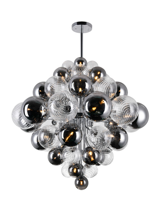 Large Chandeliers Glass Shade by CWI Lighting ( 401 | 1205P36-27-601 Pallocino ) 