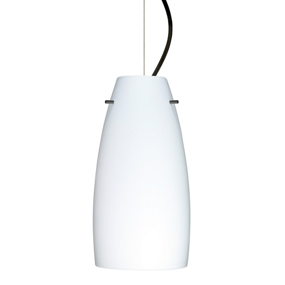 Mini Pendants Glass Down by Besa ( 74 | 1KX-151207-LED-BK Besa Tao 10 Pendant ) 