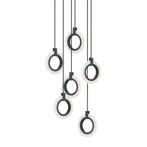 Mini Chandeliers Multi-Port/Cascade by AFX Lighting ( 162 | HLOP08LAJUDBKRND6 Halo ) 