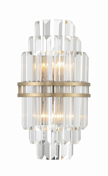 Sconces Empire/Basket by Crystorama ( 60 | HAY-1402-AG Hayes ) 