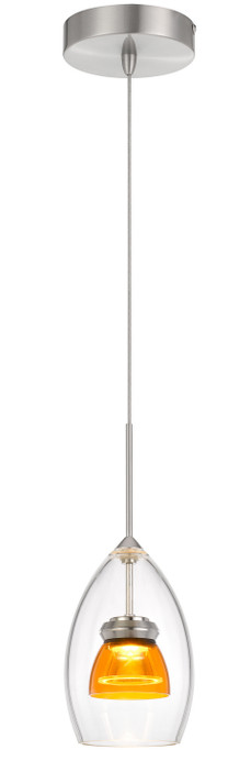 Mini Pendants Cable by Cal Lighting ( 225 | UP-128-CL-AMBCL Dimmable With Lutron Brand Dimmers: Dvcl-153P, Scl ) 
