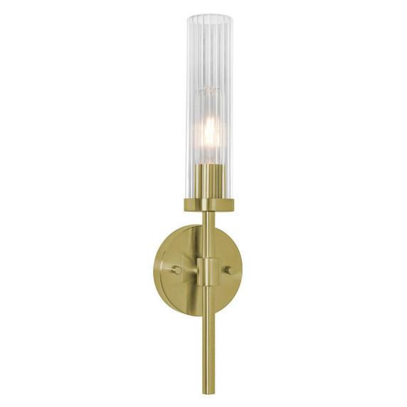 Sconces Single Glass by AFX Lighting ( 162 | HNTS0518MBLB Huntington ) 