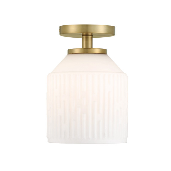 Semi-Flush Mts. Glass Down by Designers Fountain ( 43 | D288M-SF-BG Ele ) 