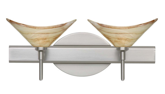 Bathroom Fixtures Two Lights by Besa ( 74 | 2SW-191383-SN Hoppi ) 