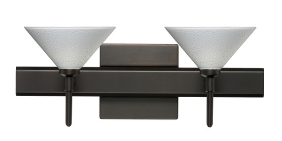 Bathroom Fixtures Two Lights by Besa ( 74 | 2SW-282453-BR-SQ Kona ) 