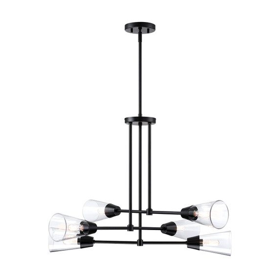 Mid. Chandeliers Starburst by Designers Fountain ( 43 | D290C-6CH-MB Norro ) 