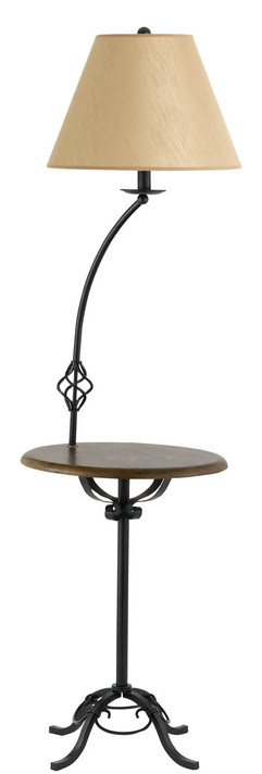 Lamps Floor Lamps with Tray by Cal Lighting ( 225 | BO-2095FL Iron ) 